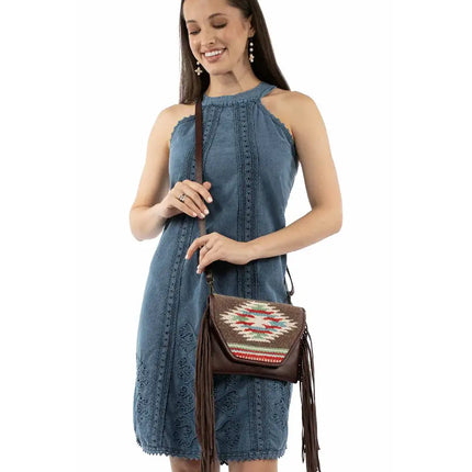 Scully Fringe Fiesta Leather Medium Crossbody - Women's Handbag