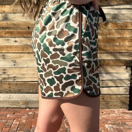*LONG Camo Stand Down Shorts