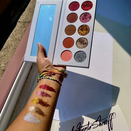 Ashunta Sheriff Beauty Unicorn II Glitter & Matte Shadow Palette