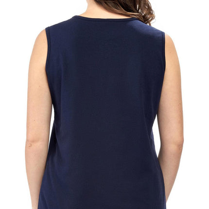 Women's Classic Relaxed Fit Cotton blend Sleeveless Tank Top