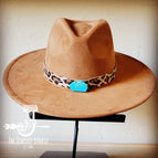 Suede Leopard Print w/ Turquoise Slab