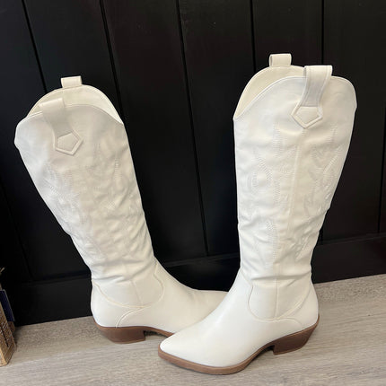 White Cowboy Boots