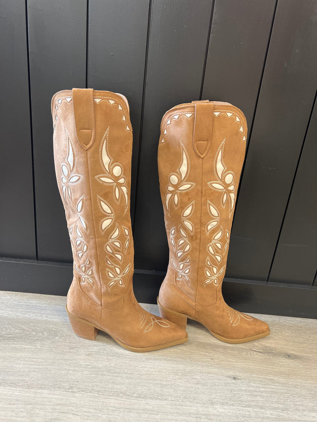 Tan Suede Boots