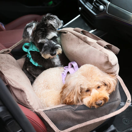 Puff Guard Dog Car Seat - Blue