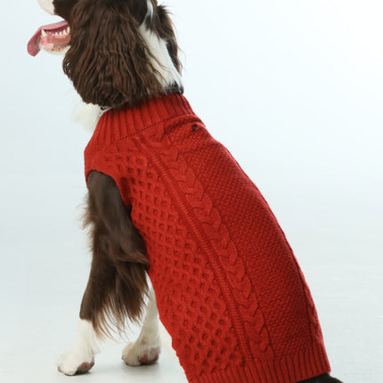 Pet Sweater Vest - Red