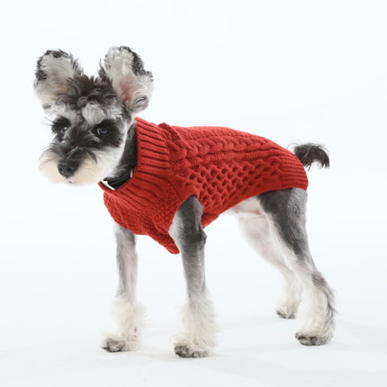 Pet Sweater Vest - Red