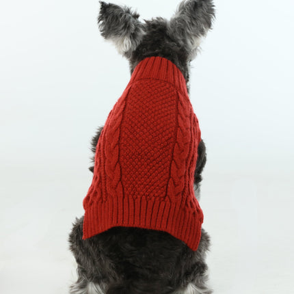 Pet Sweater Vest - Red