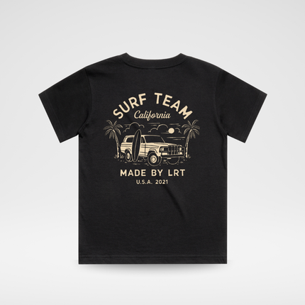 THE SURF TEAM TEE - BLACK