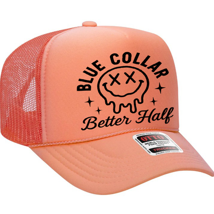 Blue Collar Better Half Adult Otto Foam Trucker Hat