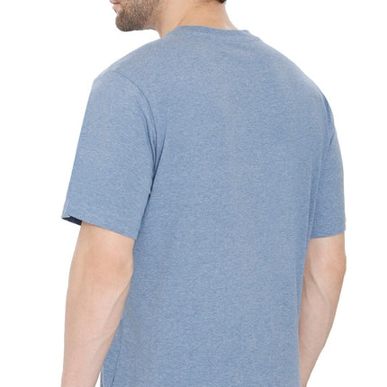 Men's Crew Neck Solid Color T-shirt in Short Sleeves and Relaxed Fit
