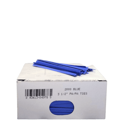 Bag Ties, Paper, 3.5", 2000 Count
