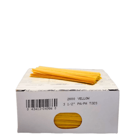 Bag Ties, Paper, 3.5", 2000 Count