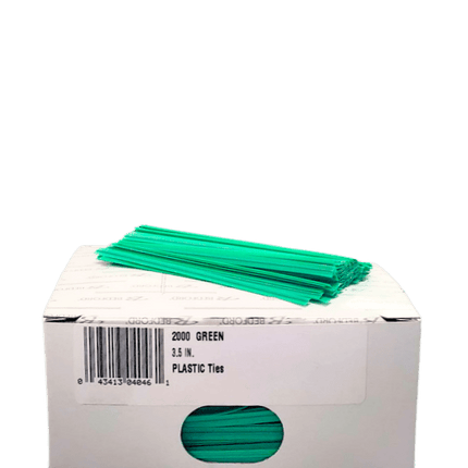 Bag Ties, Plastic, 3.5", 2000 Count