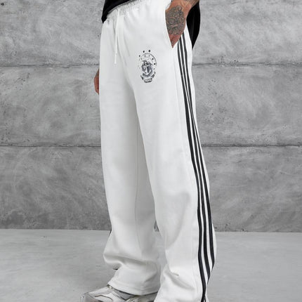 Baggy Side-Stripe Track Pants