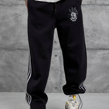 Baggy Side-Stripe Track Pants