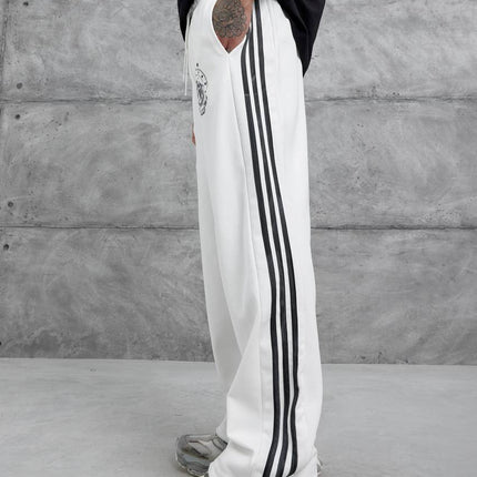 Baggy Side-Stripe Track Pants