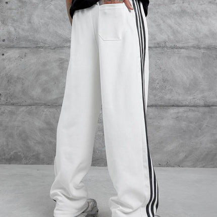Baggy Side-Stripe Track Pants