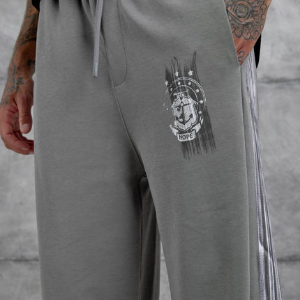 Baggy Side-Stripe Track Pants