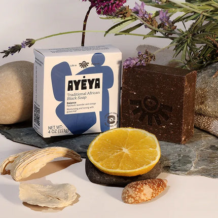 Traditional African Black Soap Bar<br>Balance
