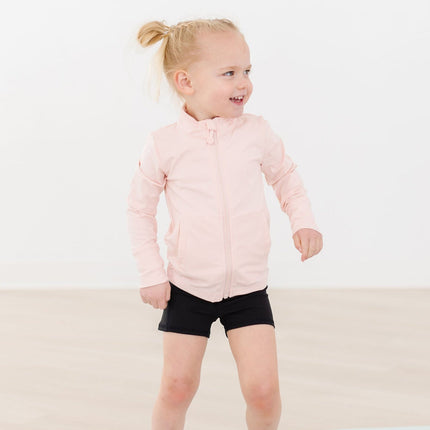 Balanced Black Active Shorty Shorts