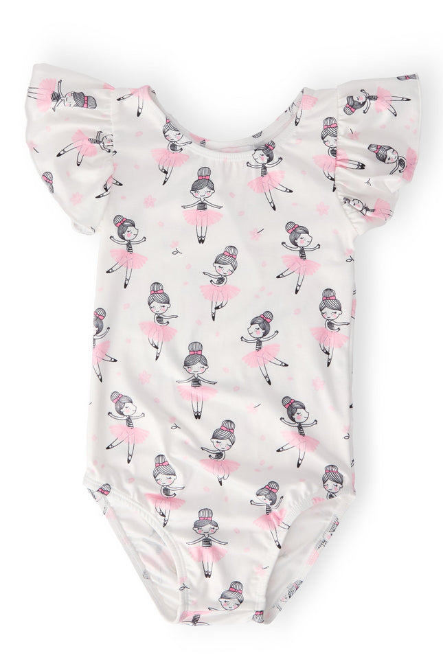 Ballerina S/S Flutter Sleeve Leotard
