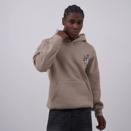 Baroque Statue Graphic Oversized Hoodie – Artistic Unisex Streetwear