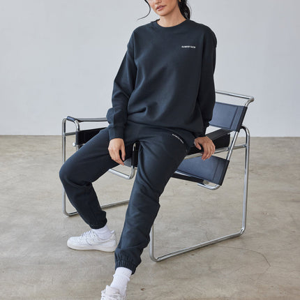 Basics Black Unisex Crewneck