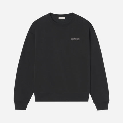 Basics Black Unisex Crewneck
