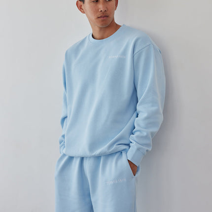 Basics Dream Blue Unisex Crewneck