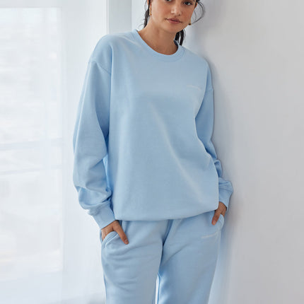 Basics Dream Blue Unisex Crewneck