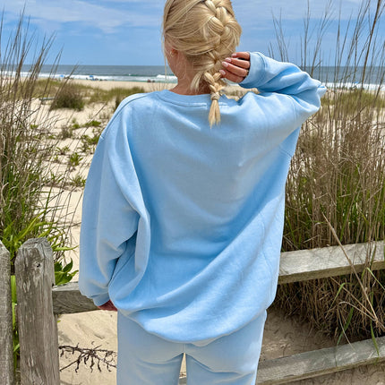 Basics Dream Blue Unisex Crewneck