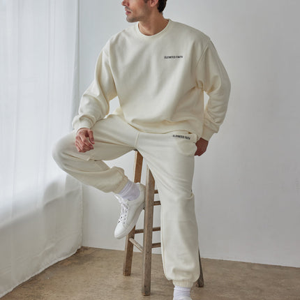 Basics White Sand Unisex Crewneck