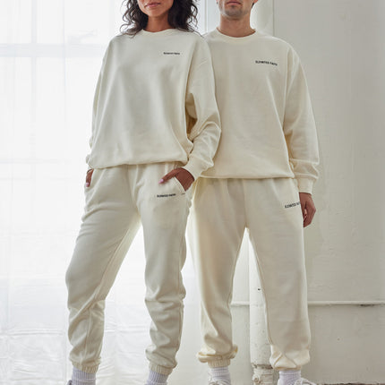 Basics White Sand Unisex Crewneck
