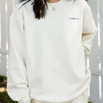 Basics White Sand Unisex Crewneck
