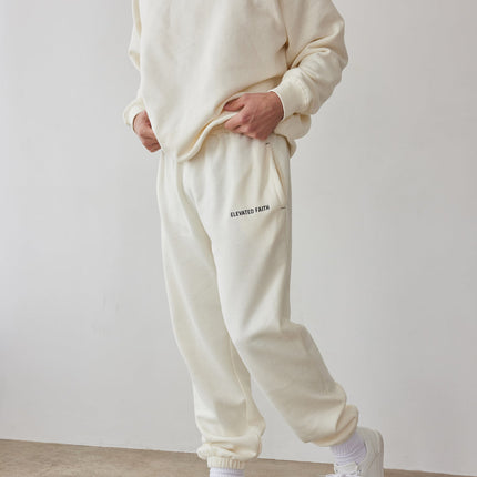Basics White Sand Unisex Sweatpant