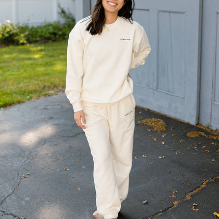 Basics White Sand Unisex Sweatpant