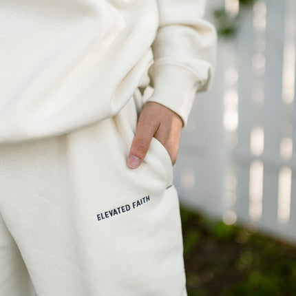 Basics White Sand Unisex Sweatpant