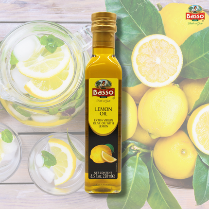 Basso 1904 Infused Extra Virgin Olive Oil Gift Set – 4 x 8.5 fl. oz (250 ml)