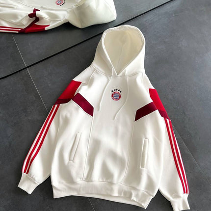 Bayern Munich Logo Hooded Oversized Sweatshirt - Stylish and Comfortable