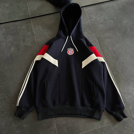 Bayern Munich Logo Hooded Oversized Sweatshirt - Stylish and Comfortable