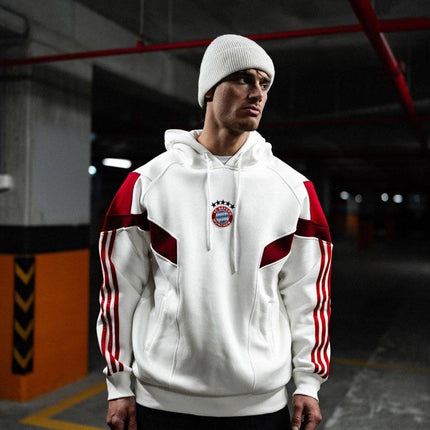 Bayern Munich Logo Hooded Oversized Sweatshirt - Stylish and Comfortable