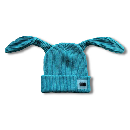 Satin Lined Bunny Beanie Balaclava – Kawaii Ears Hat for Hair Protection, Alt Streetwear Ski Mask, Anime Winter Gift