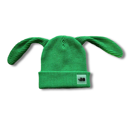 Satin Lined Bunny Beanie Balaclava – Kawaii Ears Hat for Hair Protection, Alt Streetwear Ski Mask, Anime Winter Gift