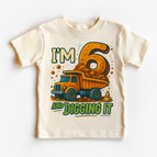 Natural Short Sleeve Tee / 12 Month
