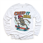White Long Sleeve Tee / 2T Kids