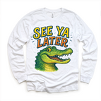 White Long Sleeve Tee / 2T Kids