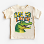 Natural Short Sleeve Tee / 12 Month