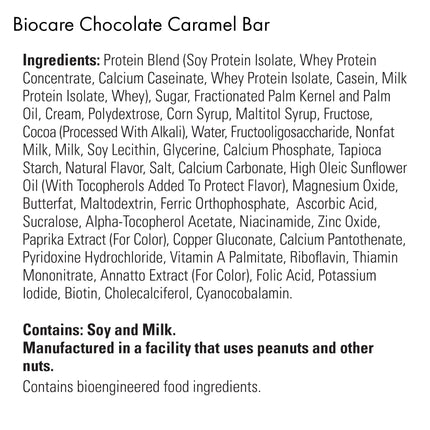 High Protein Chocolate Caramel Bar