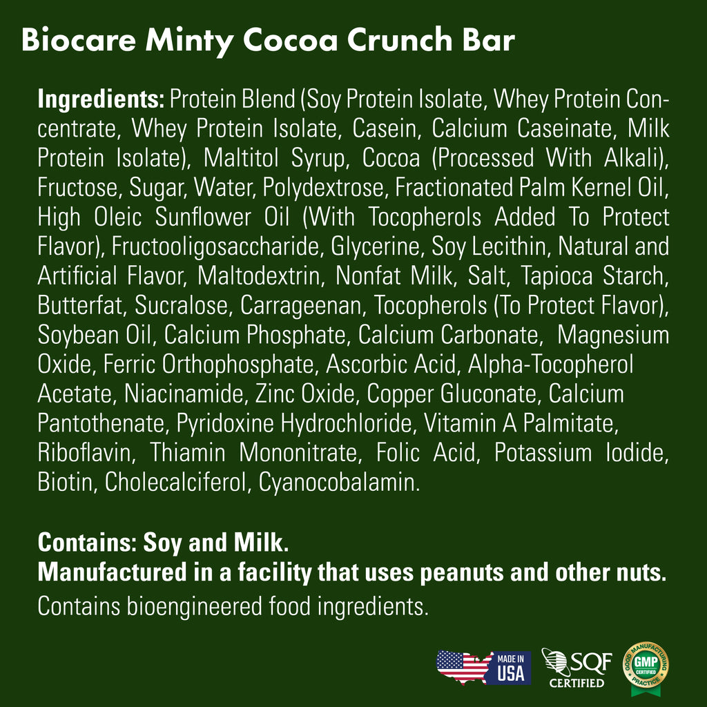15G Protein Minty Cocoa Crunch Bar