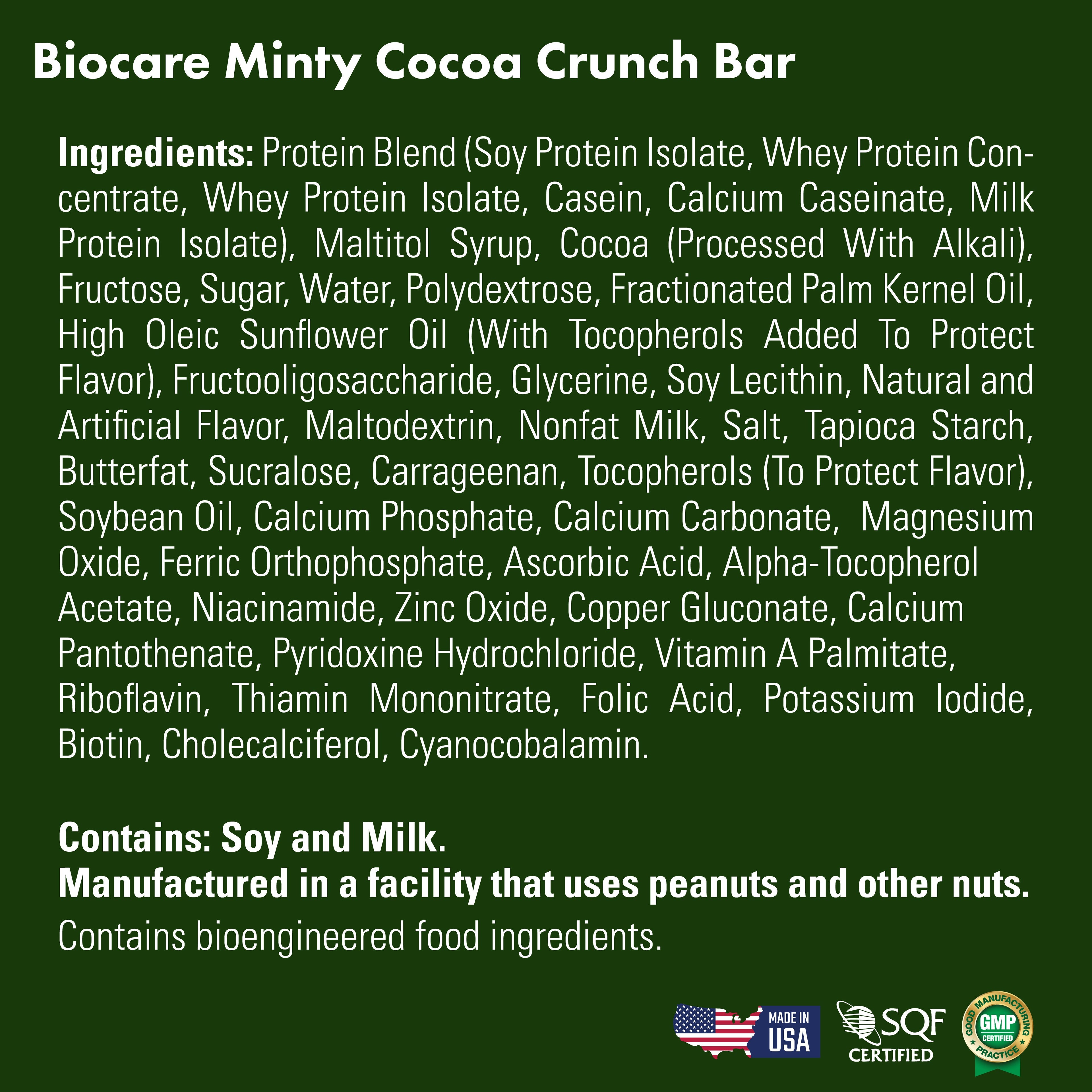 15G Protein Minty Cocoa Crunch Bar